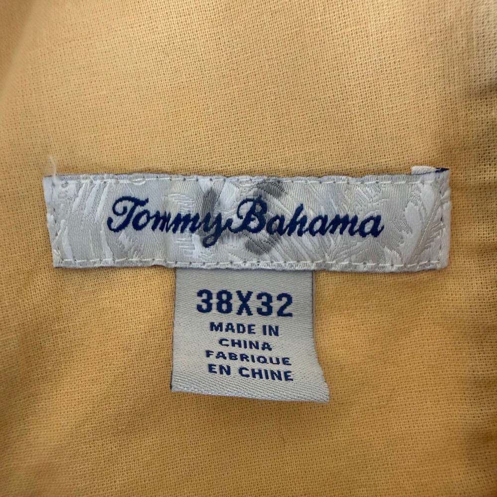 Tommy Bahama Dress Pants Mens 38x32 Beige Silk Blend Soft‎ Casual Comfortable - Picture 2 of 9
